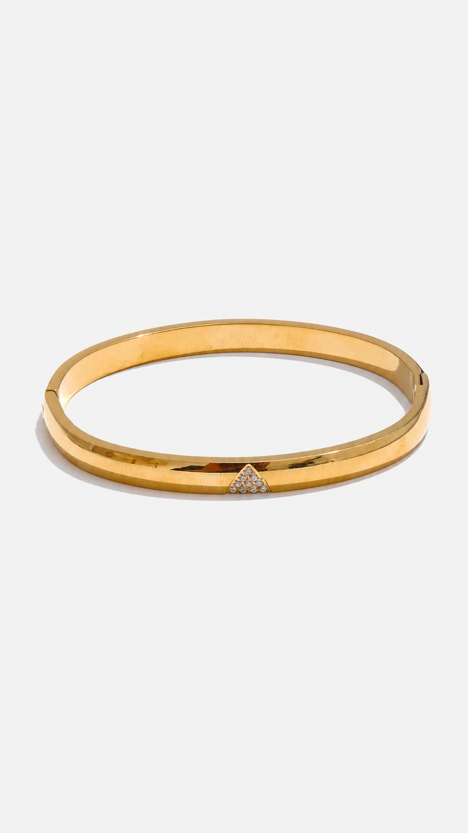 Aurelle Zircon Bangle Bracelet