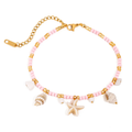 Rosé Tide Charm Anklet