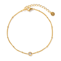 Lumière Zircon Anklet