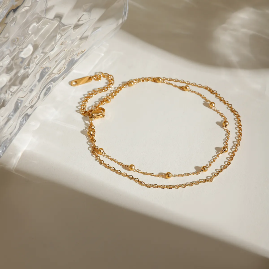 Aurelune Layered Anklet