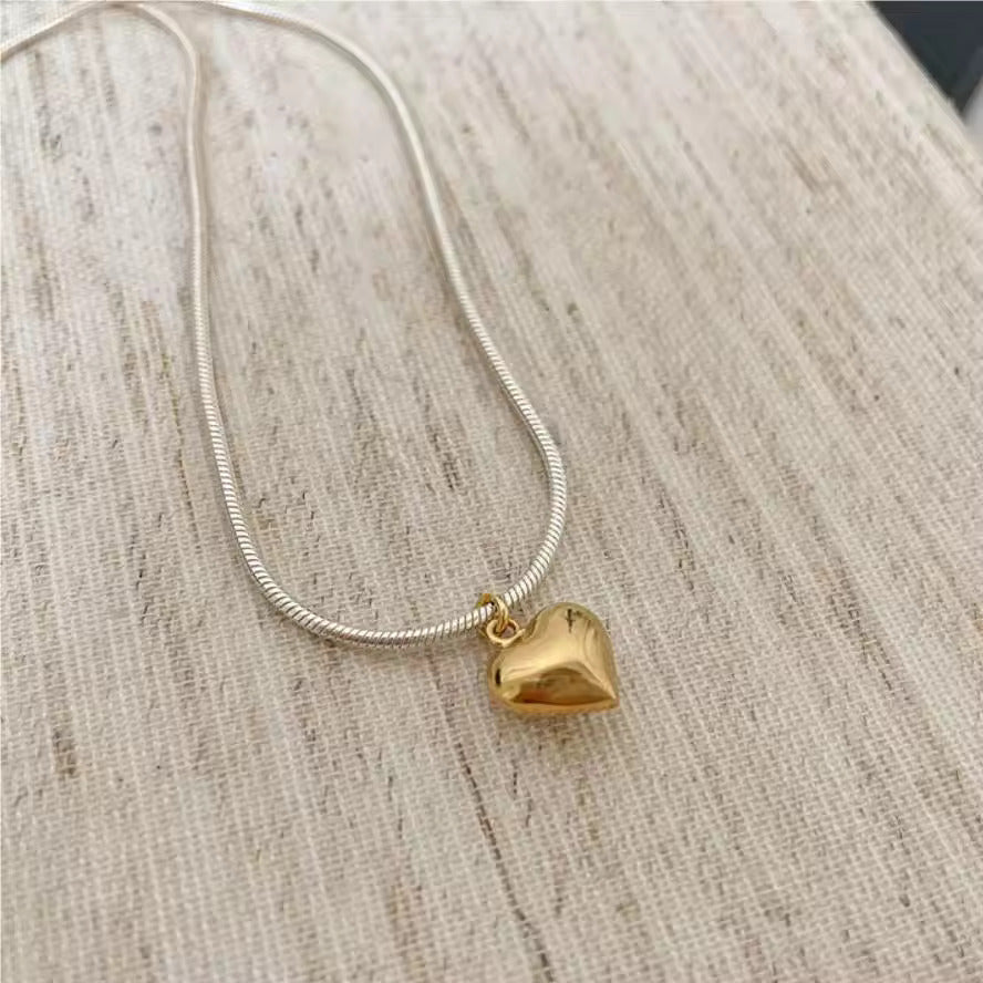 Golden Heartbeat Necklace