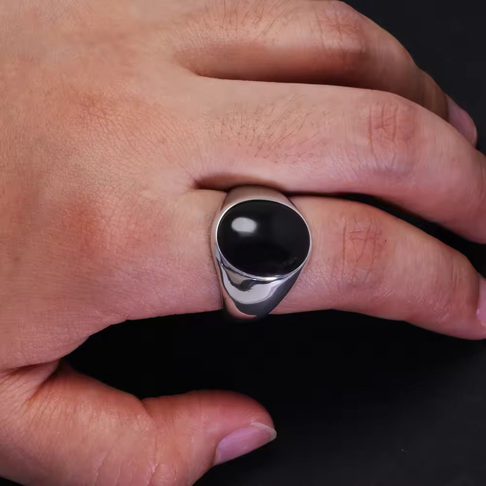 Shadows and Flames: The Silver Agate Rings