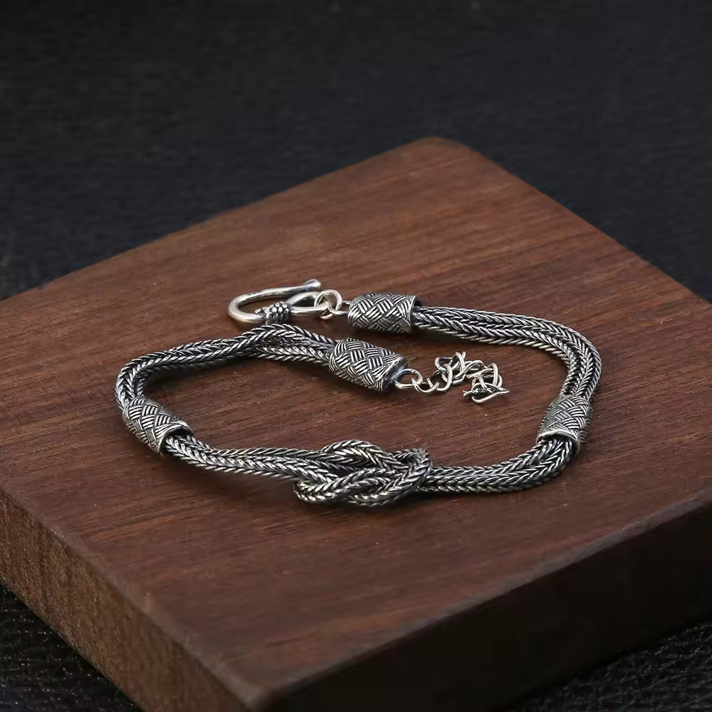 Silver Spirals Bracelet