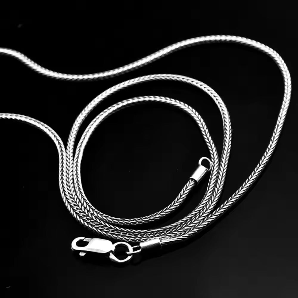 The Enchanted Silver Weave Chain