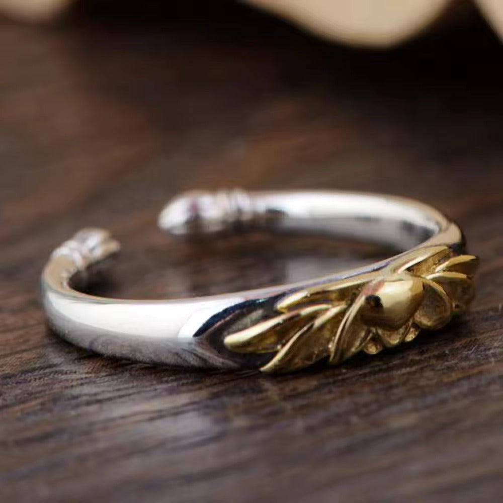 Lotus Reverie: The Silver Blossom Ring