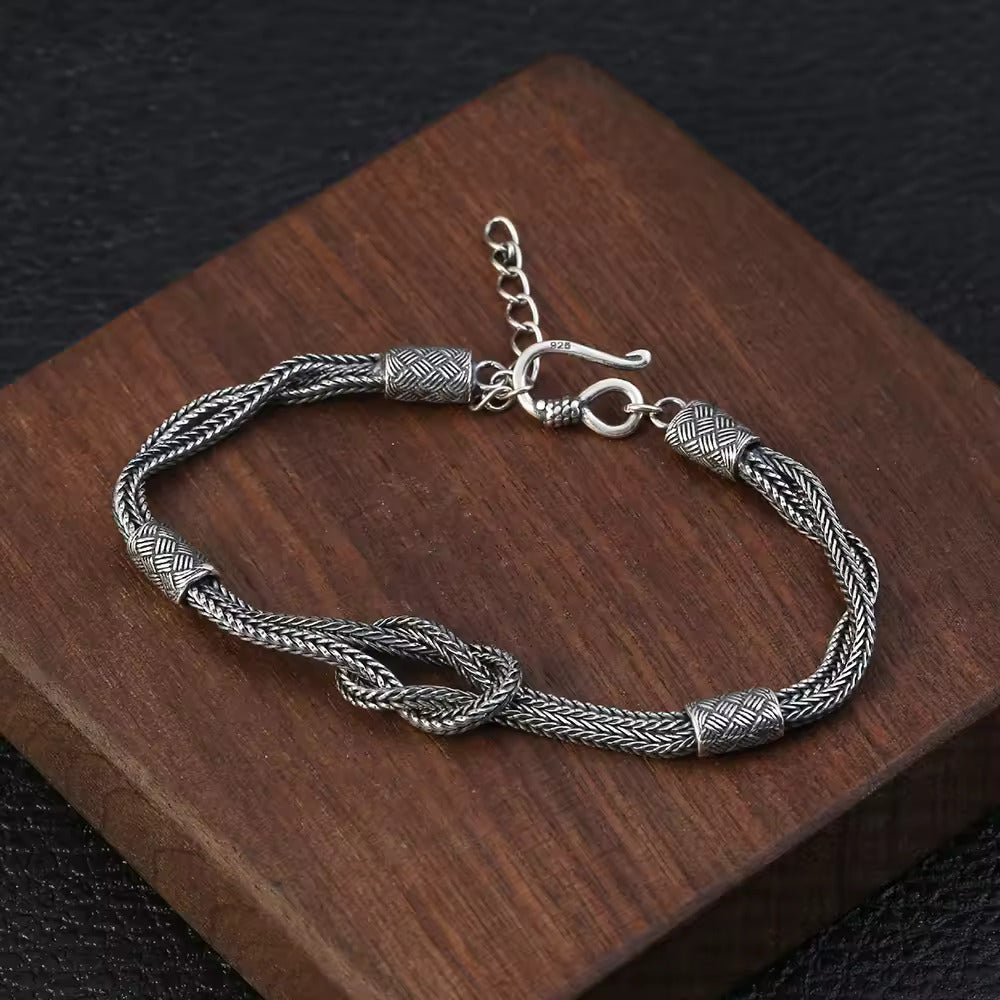 Silver Spirals Bracelet