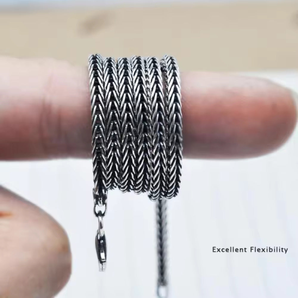 The Enchanted Silver Weave Chain