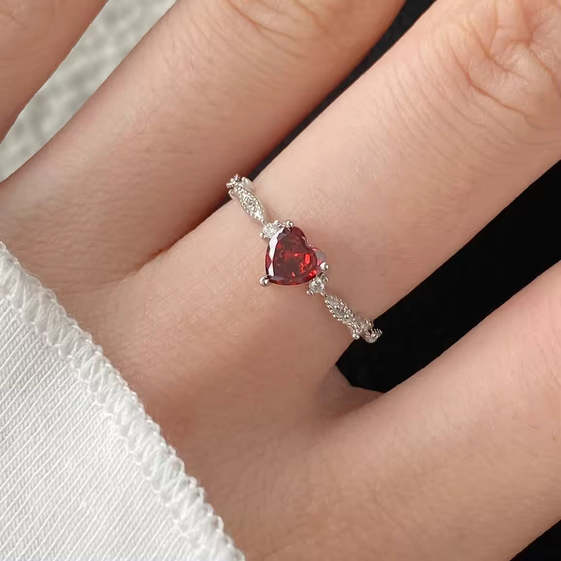 Heart of Fire Ring