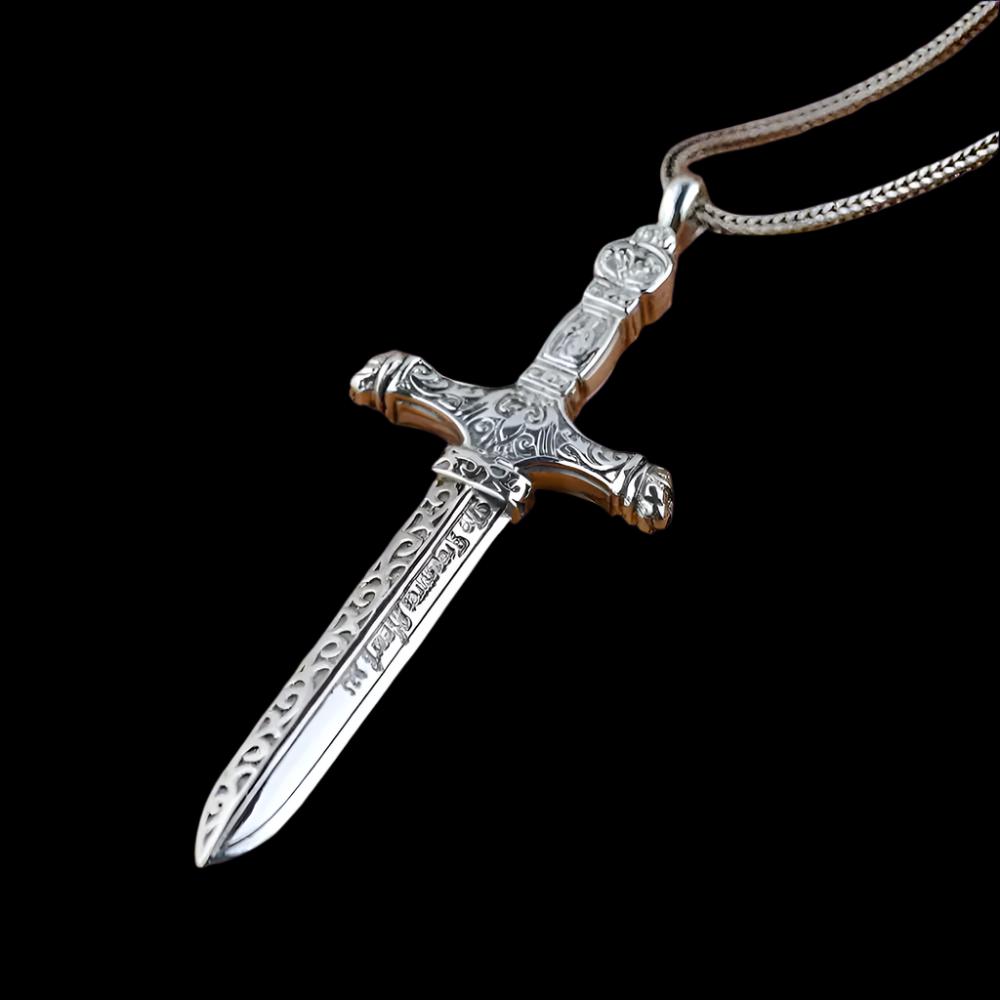 Guardian's Blade: The Silver Cross Pendant