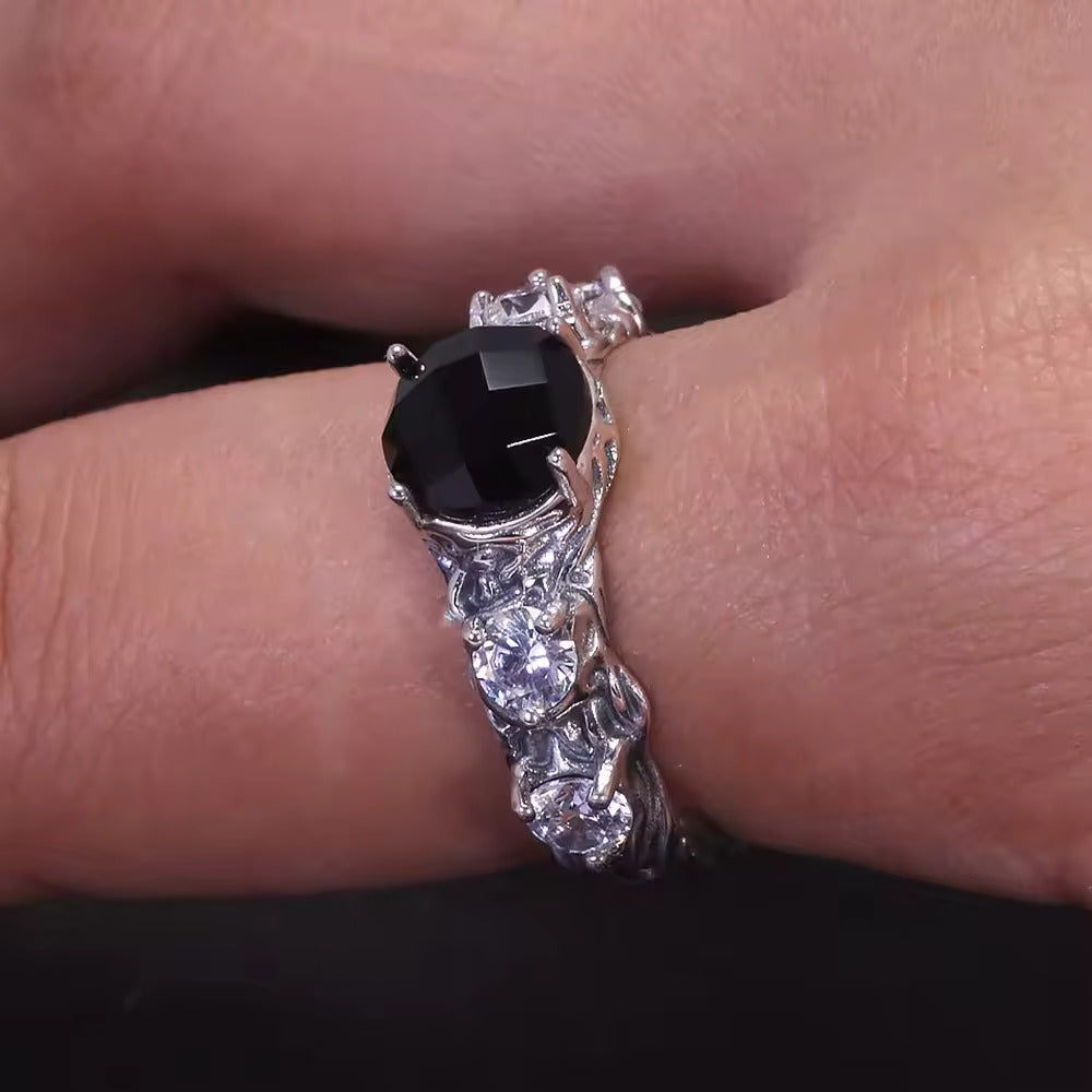 The Shadowed Blossom Ring