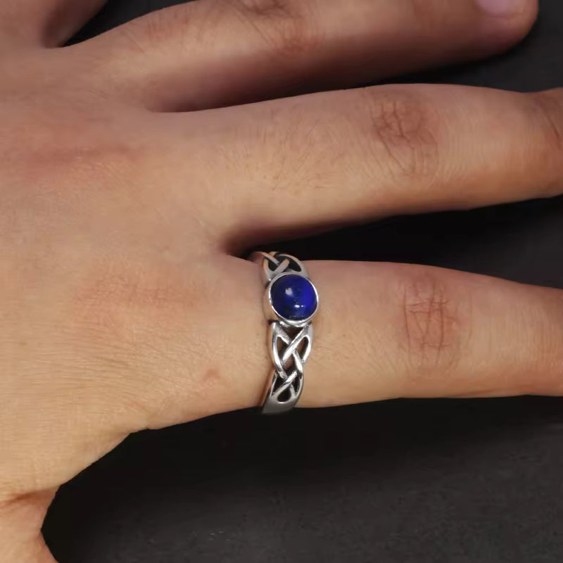 Mystic Reverie: The Lapis Silver Ring