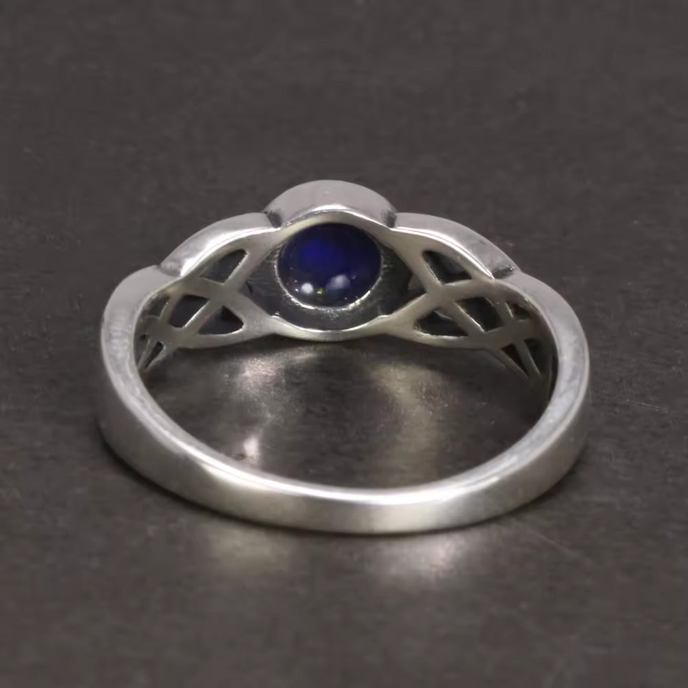 Mystic Reverie: The Lapis Silver Ring