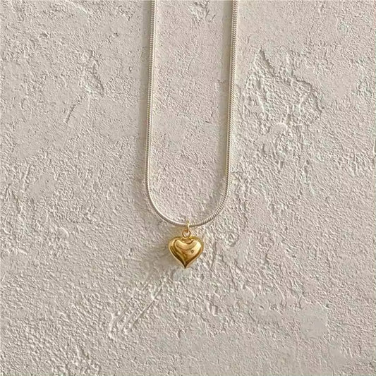 Golden Heartbeat Necklace