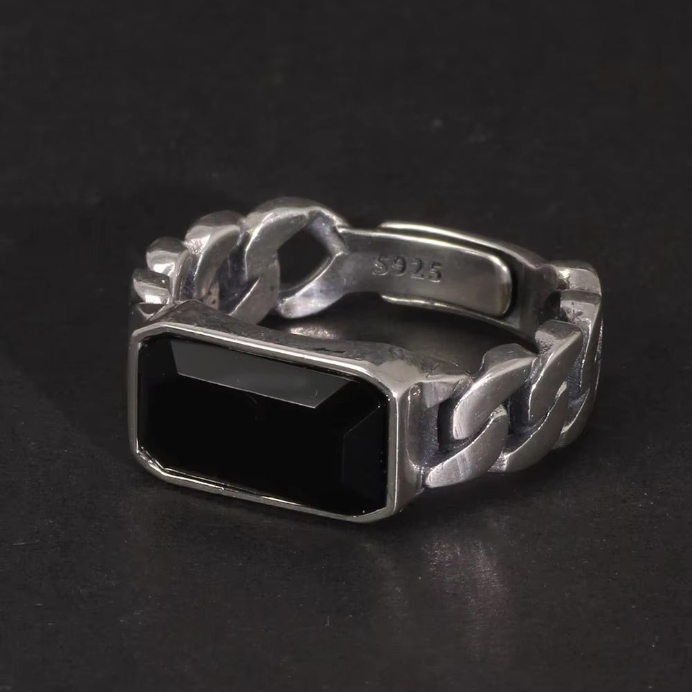 Elysian Echo: The Woven Emblem Ring