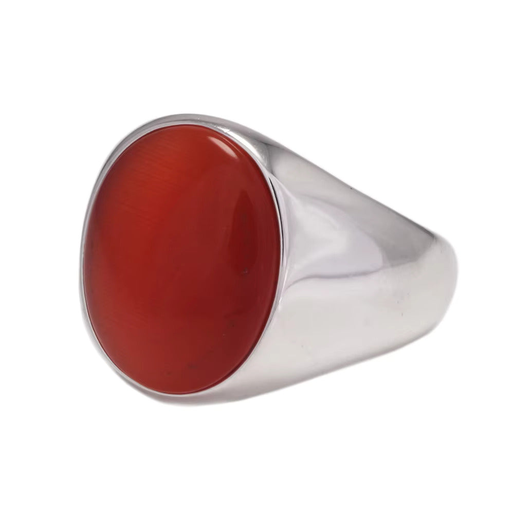 Shadows and Flames: The Silver Agate Rings