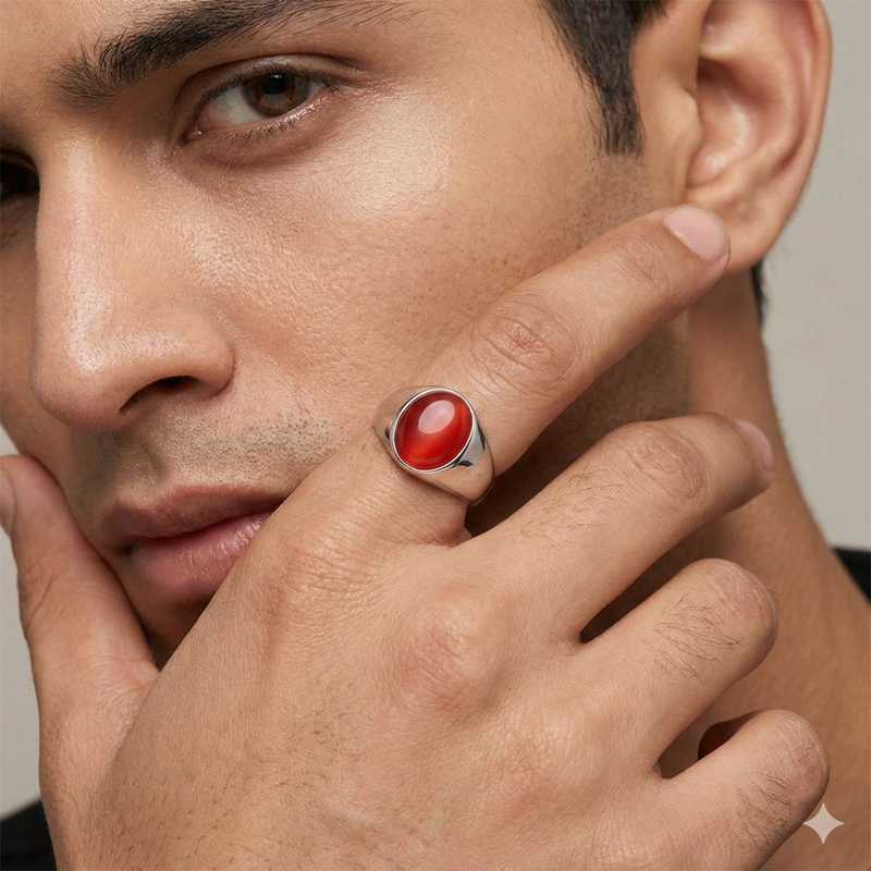 Shadows and Flames: The Silver Agate Rings