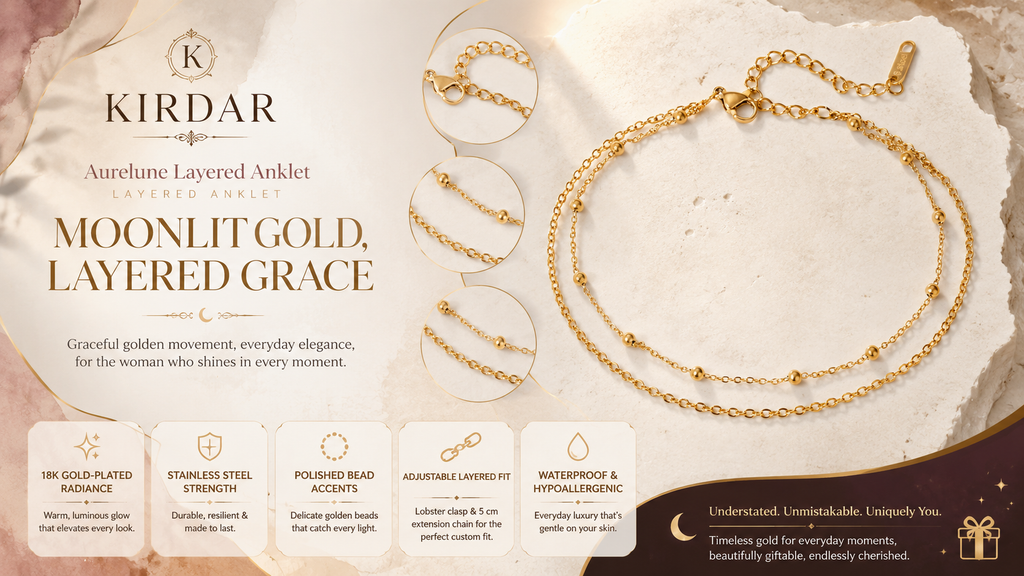 Aurelune Layered Anklet